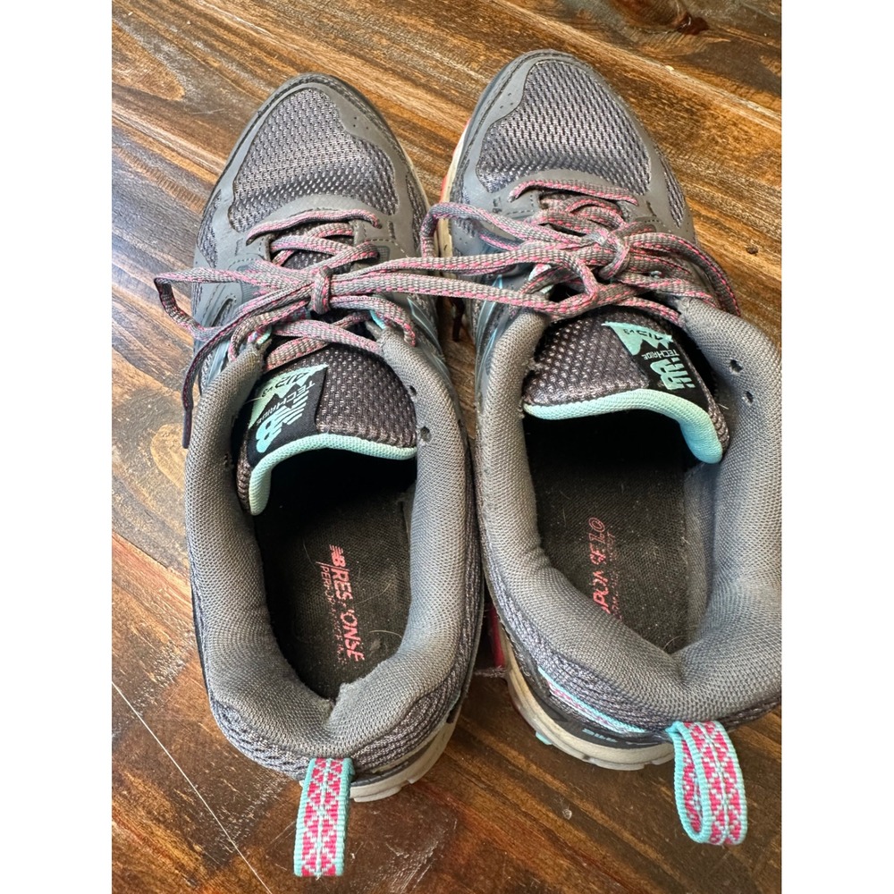New Balance 412 v3 Tech Ride Trail Running Shoes Grey Pink Teal Womens 9.5 or M8 - Picture 9 of 14